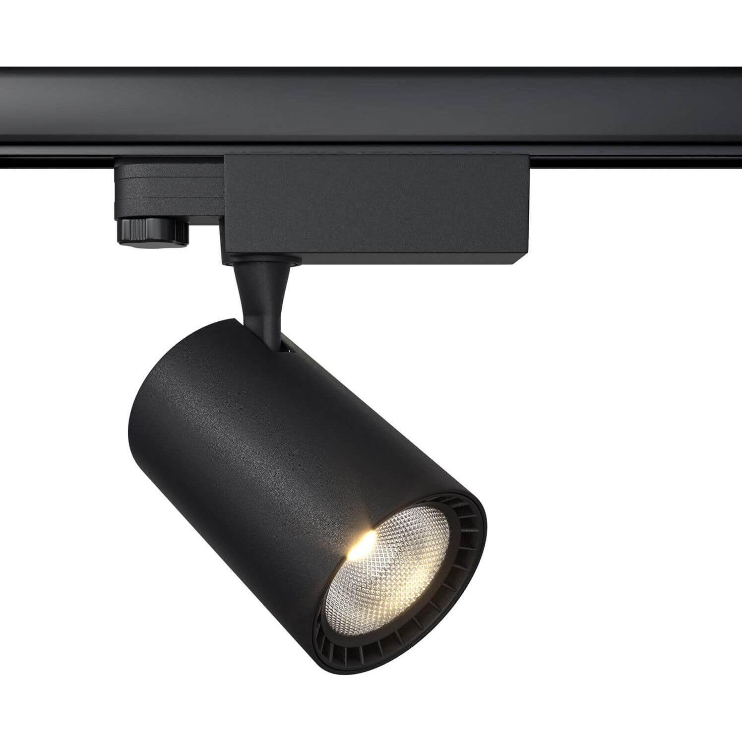 Maytoni, Wandleuchte + Deckenleuchte, Vuoro 3-Phasen System TRINITY LED Stromschienenleuchte 10W 3000K Schwarz 90Ra Warm...
