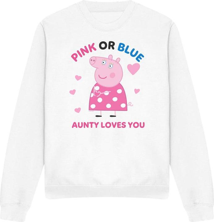 Immagine prodotto Peppa Pig Pink Or Blue Aunty Pig Loves You Felpa Donna (L)