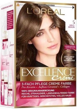 Produktbild L'Oréal Paris L'Oreal Excellence Creme 172ml 5 Hellbraun (Nr. 5 - Hellbraun)