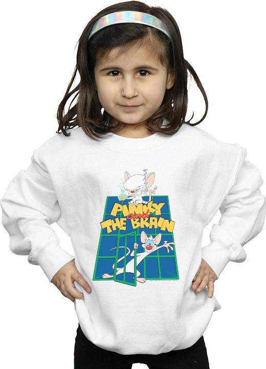 Produktbild Universal Textiles Mädchen Pinky Und Das Gehirn Labor Sweatshirt (152, 158)