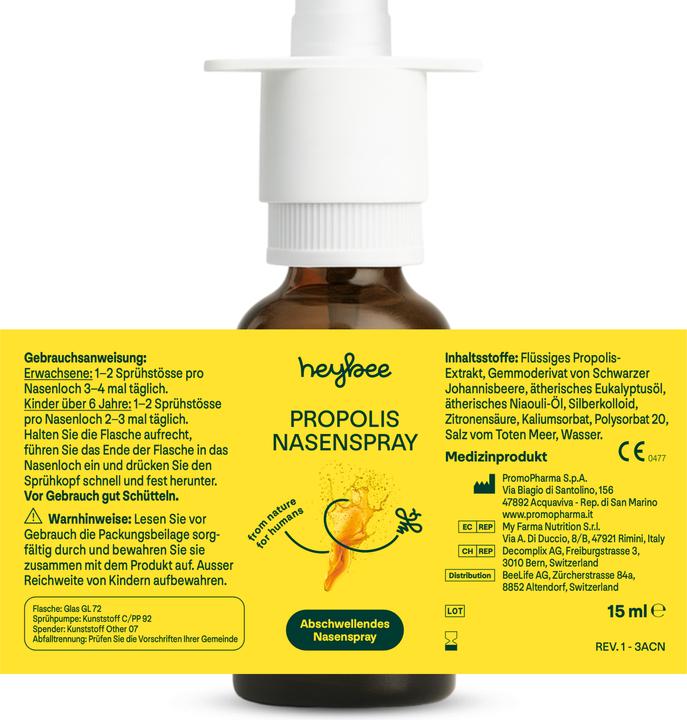 Produktbild Heybee Propolis Nasenspray (1 Stück)
