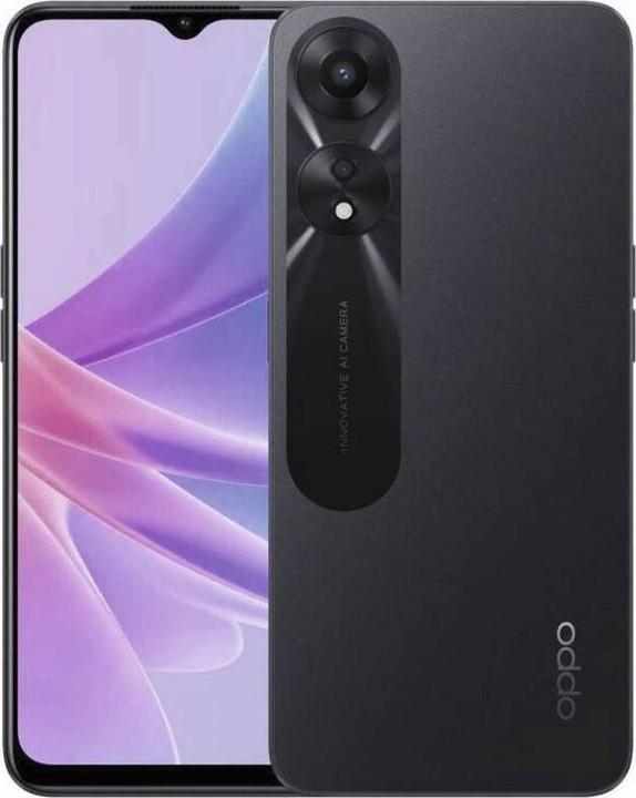 Actual product image OPPO A78 5G (128 GB, Glowing Black, 6.56", Dual SIM, 5G)