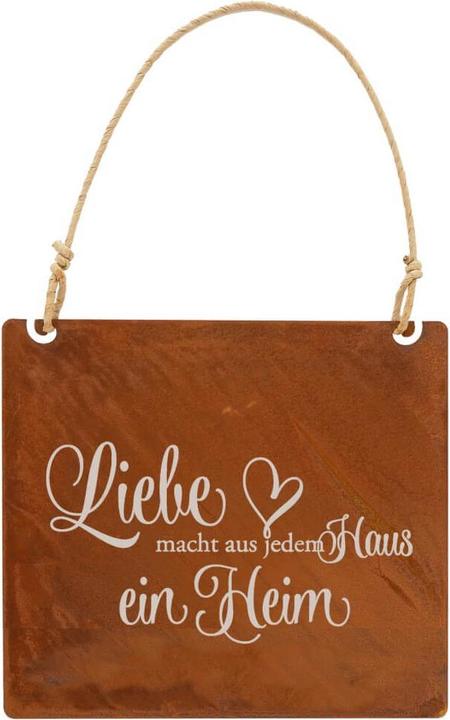 Badeko Rostdeko Schild Heim (30 x 20 cm)