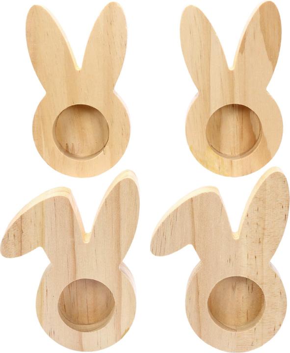 Papierdrachen Ostern - Hasen-Eierbecher Set (4 Stück) (4 x)