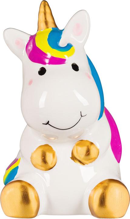 Image du produit Idena Tirelire en céramique Licorne 10,2x8,8x14,3cm