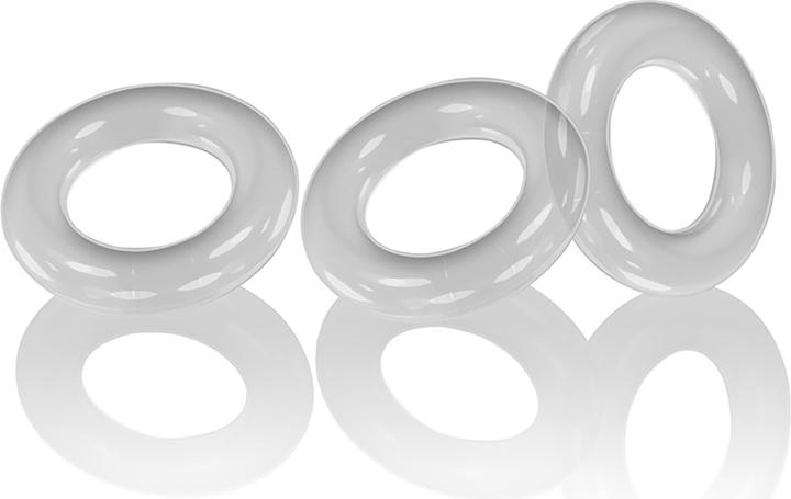 Oxballs Willy Rings 3-pack Cockrings Clear (4 cm)