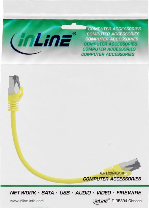 Actual product image InLine Patch cable (S/FTP, CAT8.1, 0.25 m)