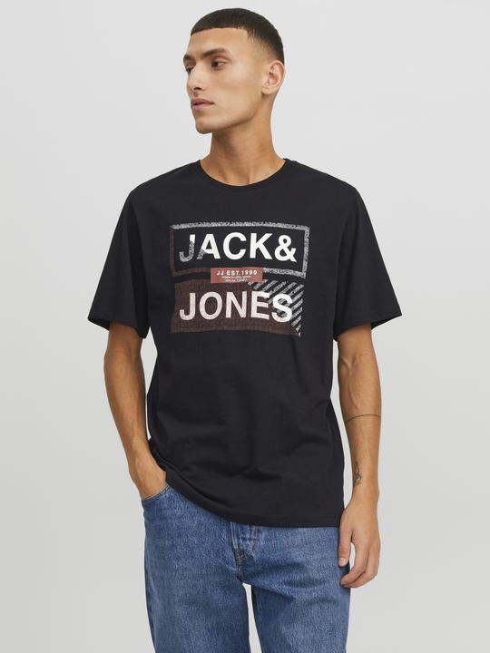 Produktbild Jack & Jones 3er-pack Gedruckt Rundhals T-shirt T-shirt (M)