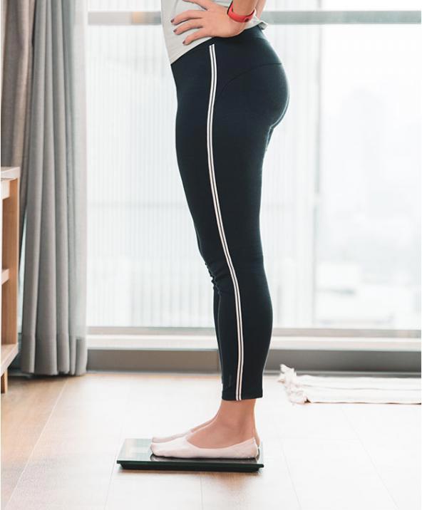 Produktbild Adler MS 8146 Personenwaage Quadratisch, Elektronische Personenwaage (180 kg)