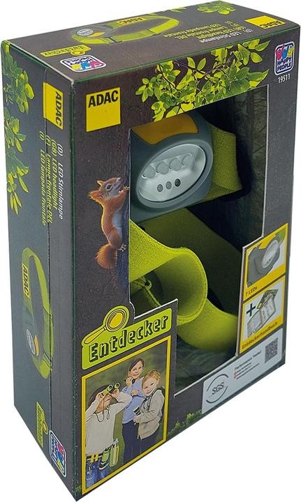 Image du produit Happy People ADAC Entdecker LED Stirnlampe