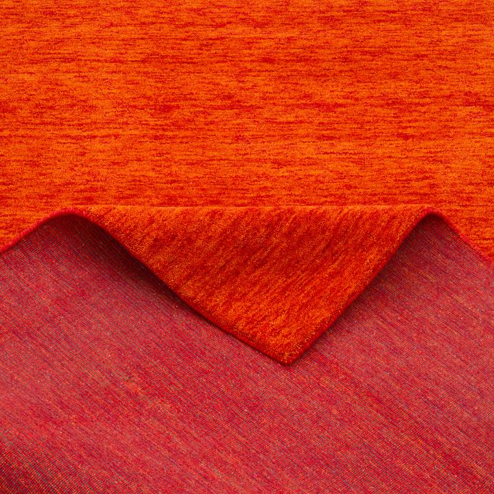 Actual product image Pergamon Wolle Natur Teppich Gabbeh Einfarbig (140x200 cm)