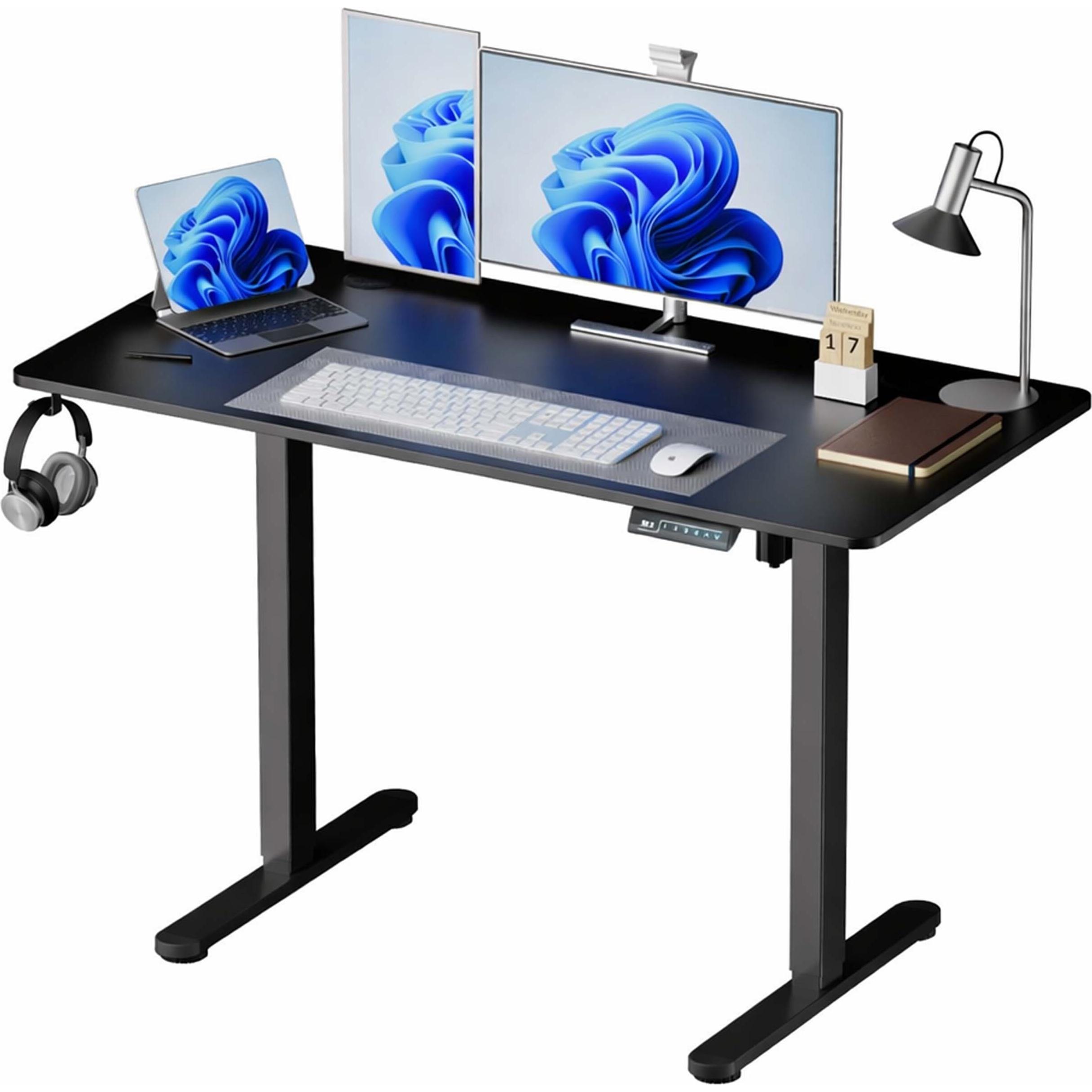 Relaxdays, Bureau, Schreibtisch (120 x 60 x 120 cm)