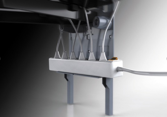 Actual product image Meliconi Ghost Design 2000 Rotation - TV wall mount - metallic silver (63", 30 kg)