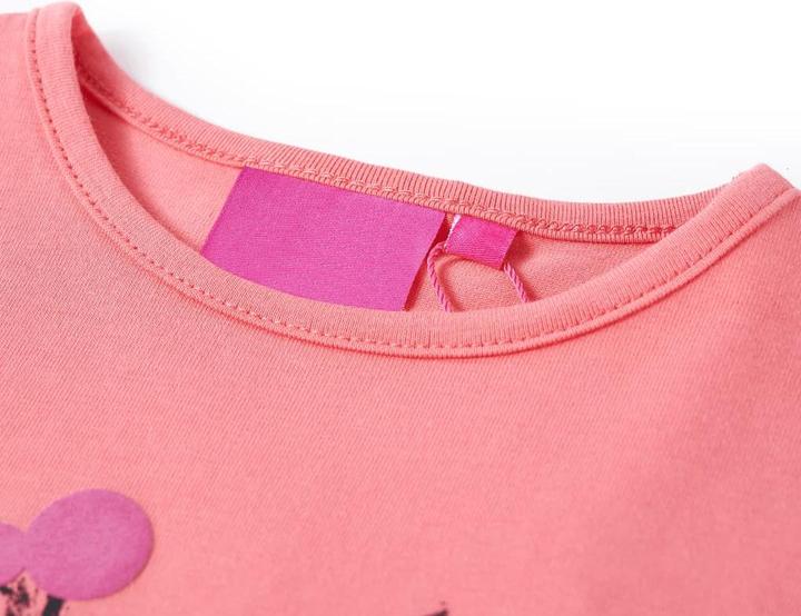 Immagine prodotto VidaXL Camicia a maniche lunghe per bambini rosa 116,Materiale: 95% cotone. 5 (116)