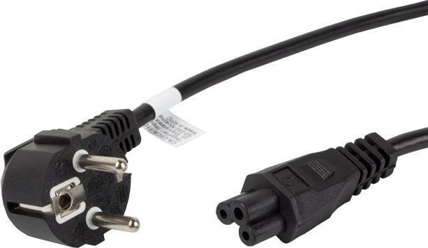 Actual product image Lanberg CA-C5CA-11CC-0018-BK Power cable CEE7/7 -coupler (1.80 m, CEE 7/7)