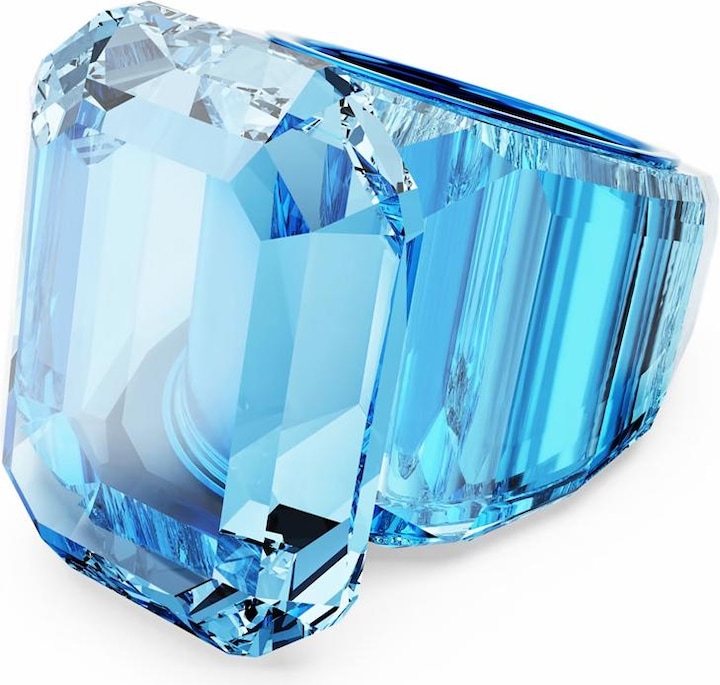 Immagine prodotto Swarovski Anello Cocktail Lucent Taglio Ottagonale Blu (60)