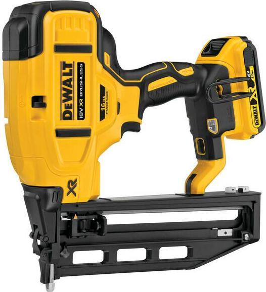 Actual product image DeWalt 18 V Li-Ion 2 x 2.0 Ah XR Battery Finishing Nailer/Finishing Gun (DCN662D2-QW) 32-64 mm