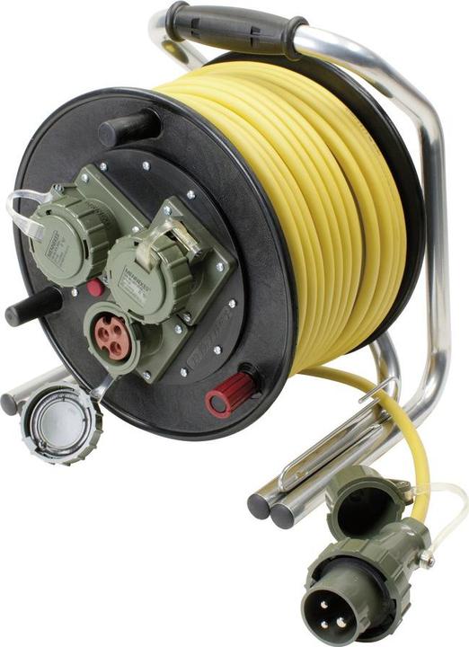 Dönges Enrouleur de câble pompier 230 V, 16 A, CEE (50 m)