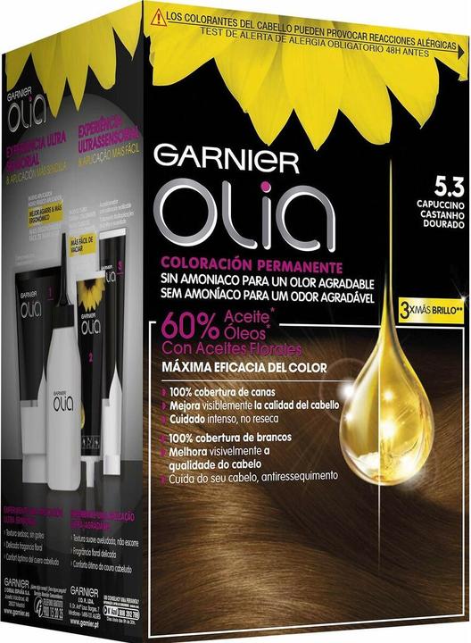 Immagine prodotto Garnier OLIA Coloración Permanente #5,3 Capuccino 4 pz (5.3 Cappuccino)