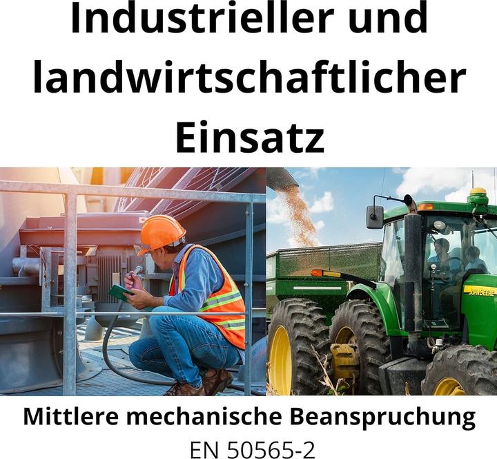 Produktbild Lapp 10 Meter 1600097 H07RN-F 1x4 mm² Gummileitung flexibel ohne Schutzleiter I UV-resistentes Kabel (10 m)