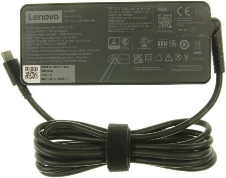 Image du produit Lenovo AC ADAPTER 65W,3P,WW,DEL (65 W)