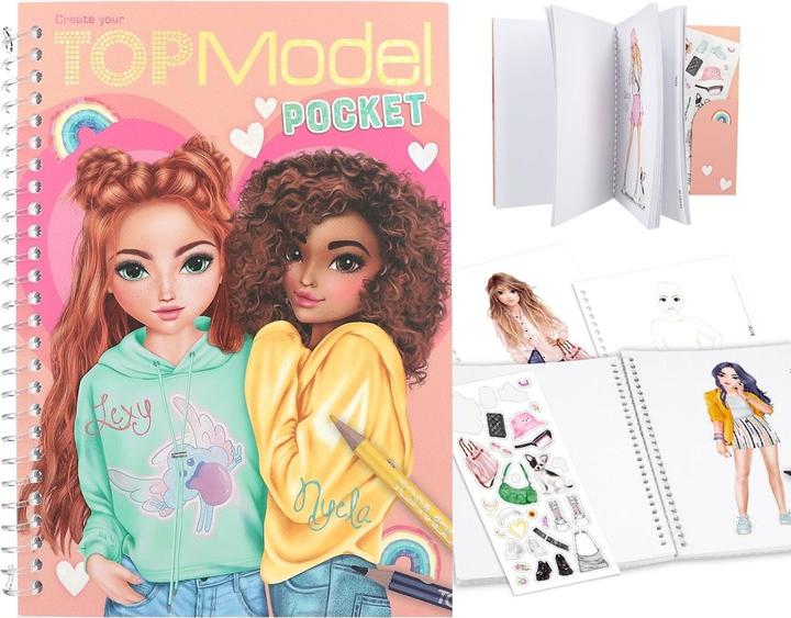 Produktbild Magni DEPESCHE TOPModel Malbuch Pocket