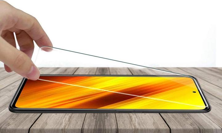 Actual product image Screenguard Xiaomi Poco X3 bulletproof glass protective film Case Friendly Design (1 Piece, Xiaomi Poco X3)