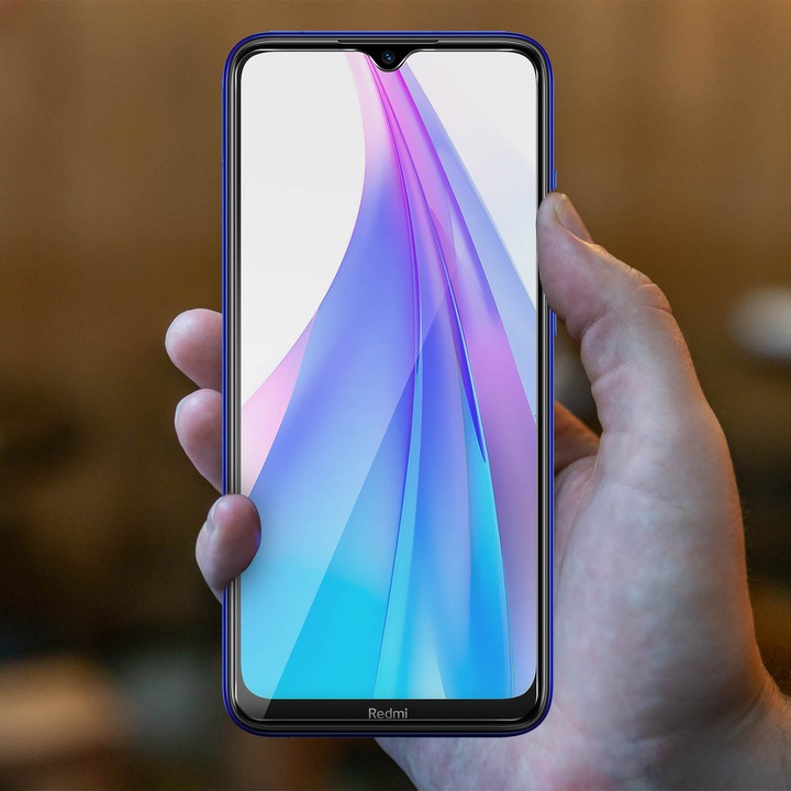 Produktbild Avizar Kristallklare Folie, Glas-Displayschutz (1 Stück, Xiaomi Redmi Note 8)
