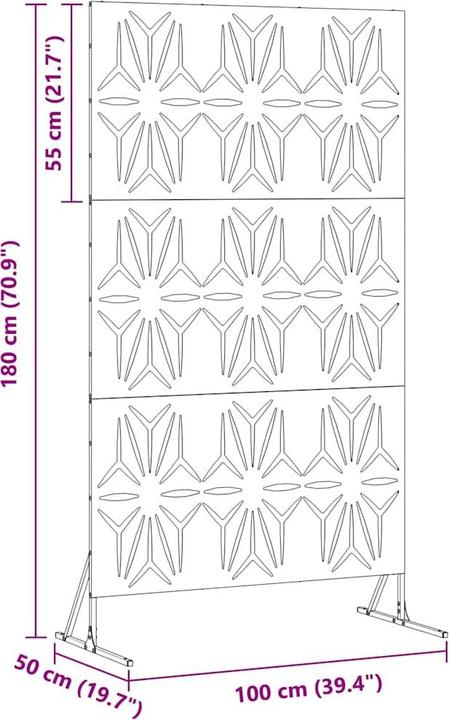 Produktbild vidaXL Sichtschutz (100 cm)
