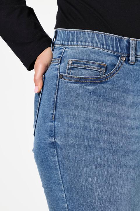 Immagine prodotto Ulla Popken Jeans modello Sarah in comodo tessuto elasticizzato con taglio della gamba aderente e cintura comoda (50)