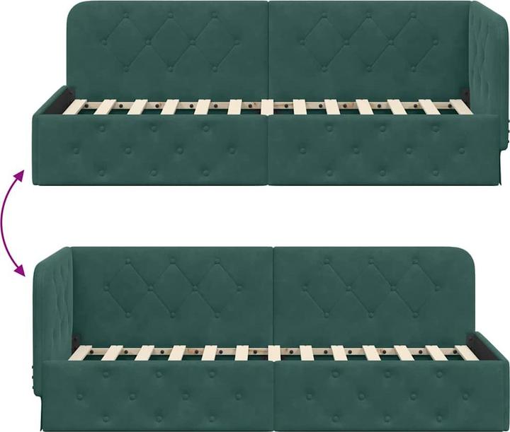 Image du produit vidaXL Eckbettgestell (80 x 200 cm)