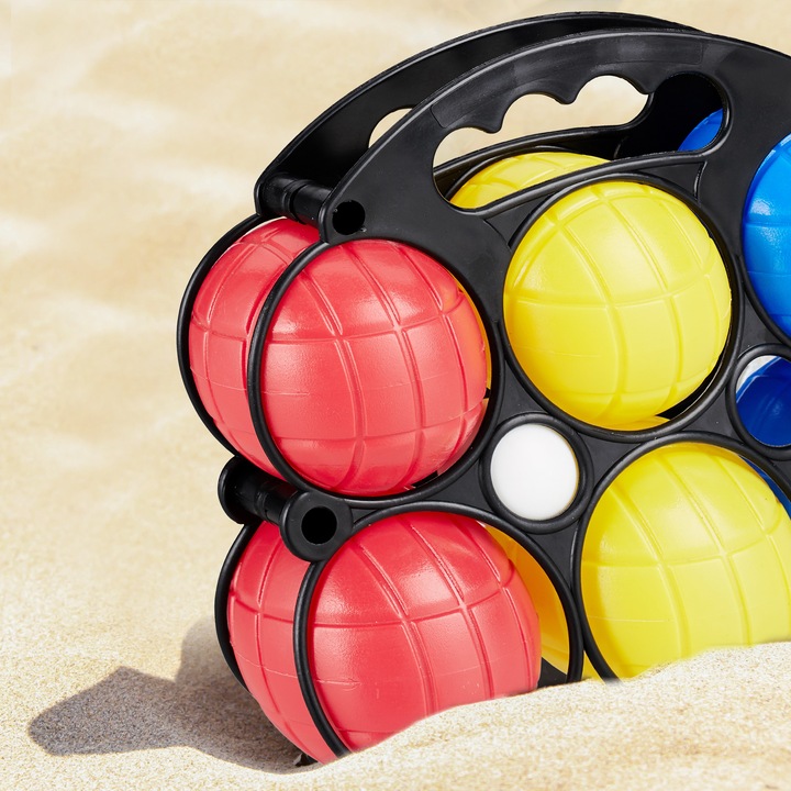 Actual product image Relaxdays Boules Set with 6 Balls (6 x, 70 mm)