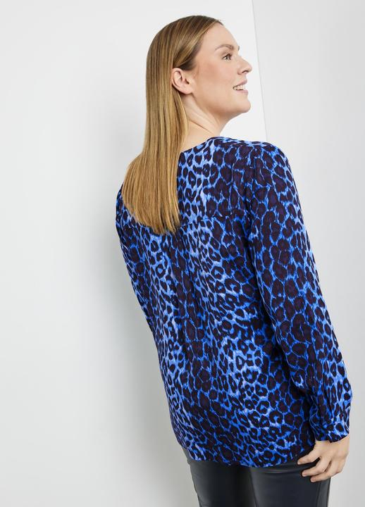 Produktbild Samoon Tunika mit Animal-Print Bluse Langarm (54)
