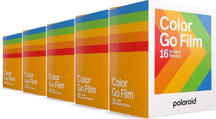 Actual product image Polaroid Instant Film Bulk Pack - 80 Photos, 5 Double Packs, Compatible with Go Camera