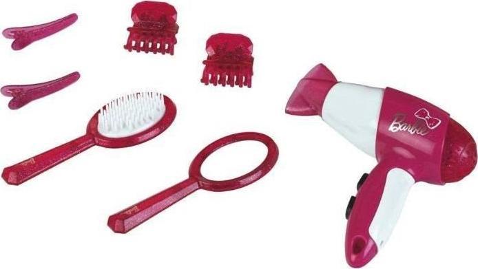 Actual product image Theo Klein Barbie hairdressing set with hairdryer