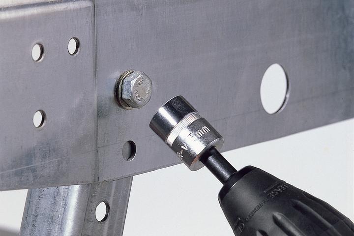 Produktbild wolfcraft wolfcraft 1 Stecknuss-Adapter Aufnahme 1/4, l=50mm (6 mm)