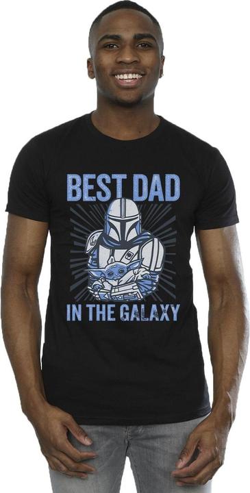 Produktbild Star Wars Mandalorian Best Dad Galaxy TShirt (3XL)