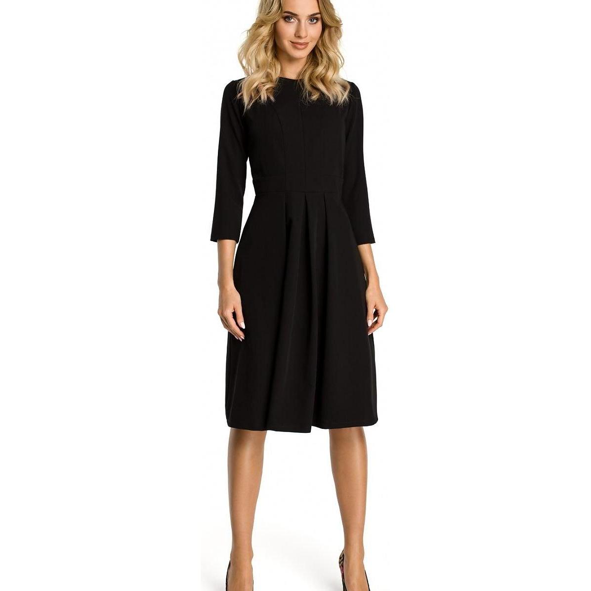 Made of Emotion, Damen, Kleider, Alltagskleid Moe, Schwarz, (XXL)