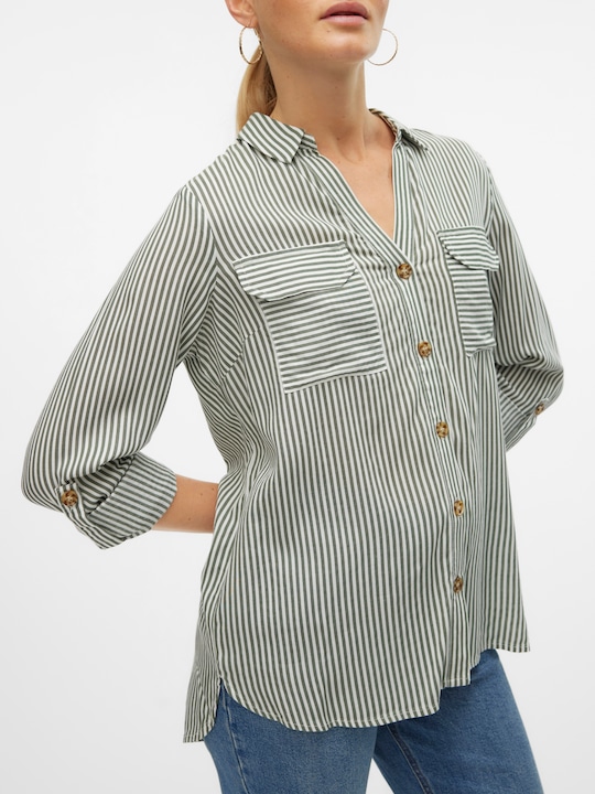 Image du produit Vero Moda Vmbumpy L/S Shirt New Wvn Ga Noos (L)