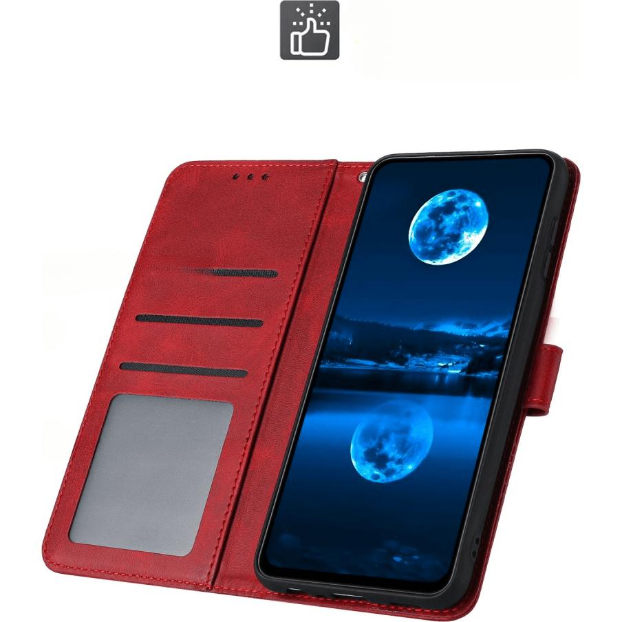 Thumbnail - Cover-Discount Xiaomi Poco F6 Pro - Premium Handyhülle Etui (Xiaomi Poco F6 Pro), Smartphone Hülle, Rot