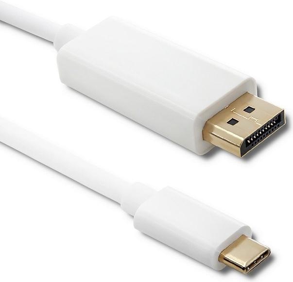 Actual product image Qoltec 50413 DisplayPort Alternate mode USB 3.1 CM (2 m, DisplayPort)
