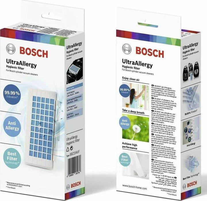 Actual product image Bosch Hausgeräte Siemens high-performance hygiene filter 17004549, 00576094, 00573921, 00576831