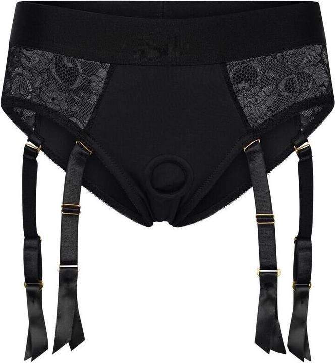 Dream Toys Bold. Reva Strap-On Garter Brief With Dildo, S