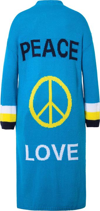 Produktbild Angel of Style Long-Strickjacke, Rücken Peace-Motiv, offene Form (56)