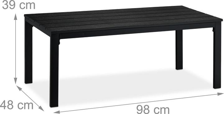 Produktbild Relaxdays Gartentisch (48 x 48 x 39 cm)