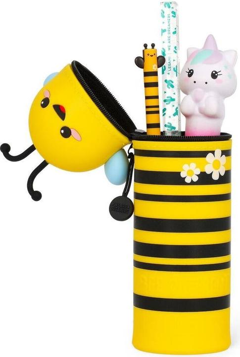 Produktbild Legami Kawaii 2-in-1 Silicone Pencil Case Biene, Federmäppchen, Mäppchen, Stiftehalter, KA0021