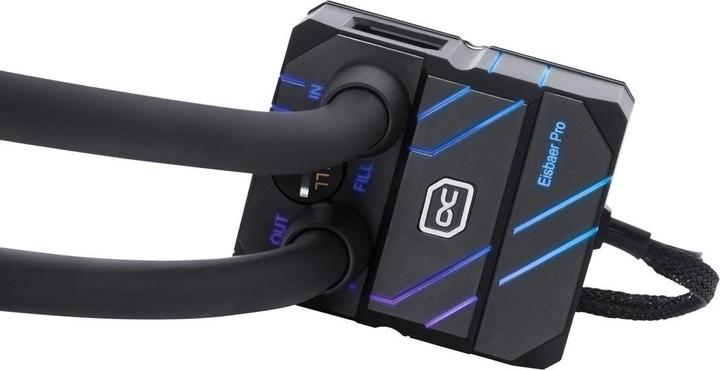 Actual product image Alphacool Eisbaer Pro Aurora 240 CPU complete water cooling, D-RGB
