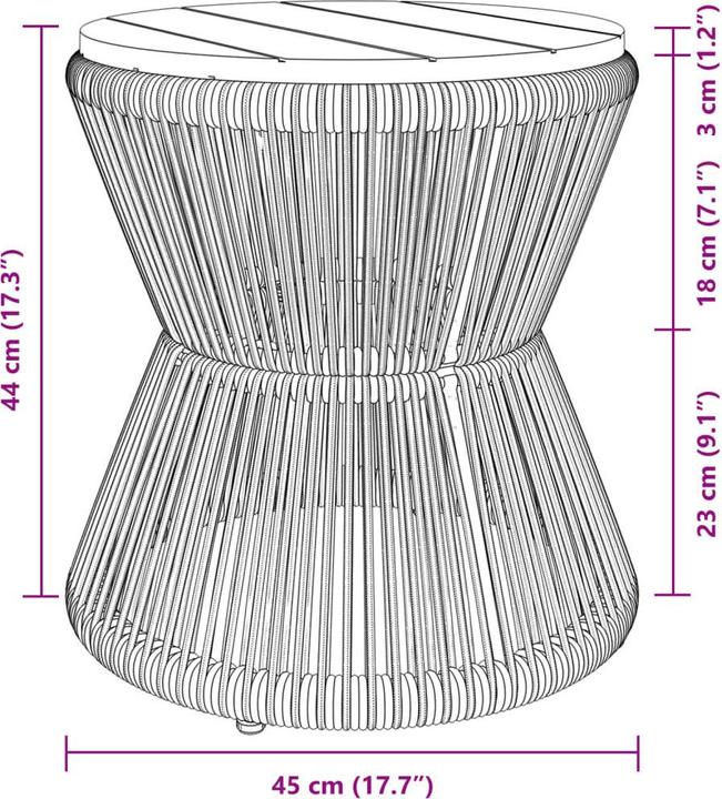 Image du produit vidaXL Couchtisch