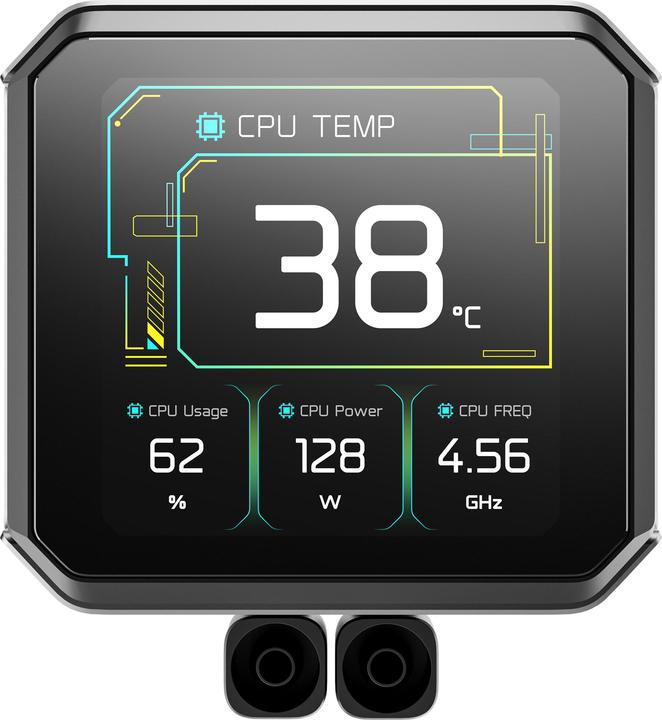 Actual product image Deepcool K COOLER Wasserkühlung Spartacus 360 LCD black