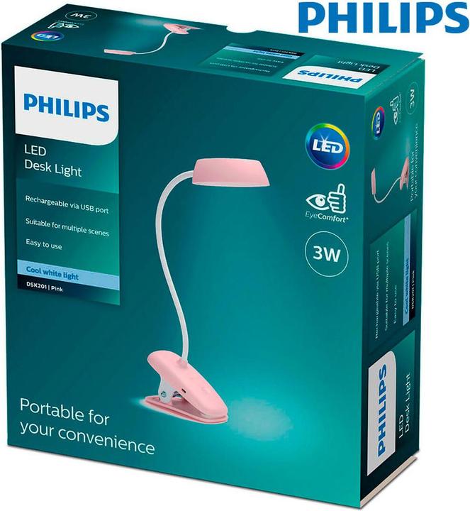 Image du produit Philips Donutclip Schreibtischleuchte (175 lm)